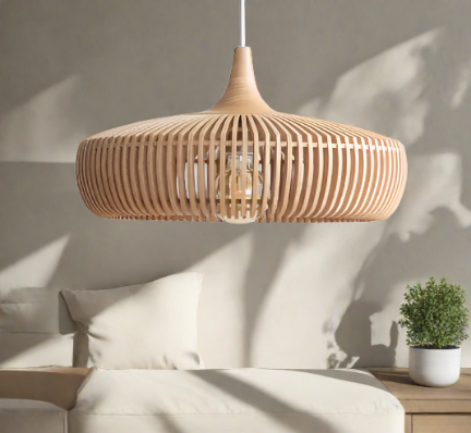 Lustră Lemn Masiv - Stil Chinezesc