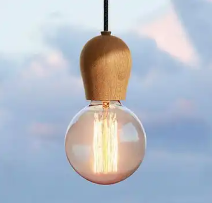 Lumină Modernă din Lemn - Stil Nordic