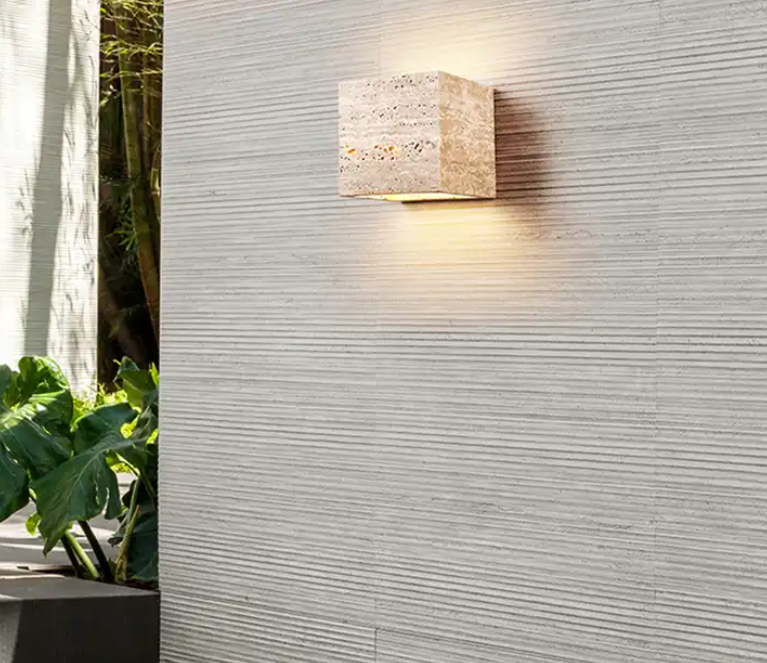 Lampa de Exterior Perete WaterProof - Design de Piatra