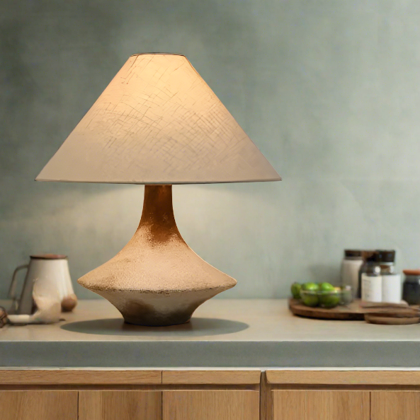 Lampă Confecționată Manual din Ceramică