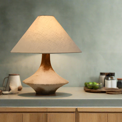 Lampă Confecționată Manual din Ceramică