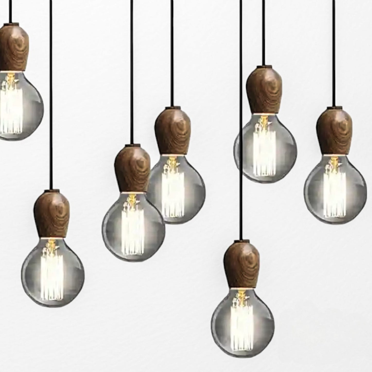 Lumină Modernă din Lemn - Stil Nordic