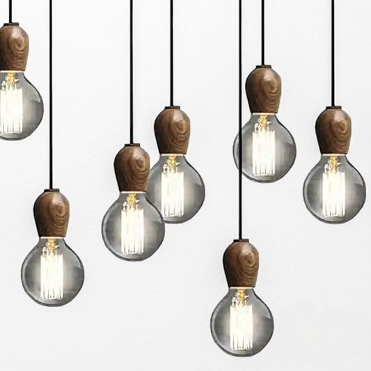 Lumină Modernă din Lemn - Stil Nordic